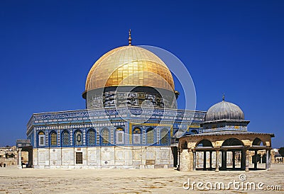 Dome of the Rock - Jerusalem - Israel Stock Photo