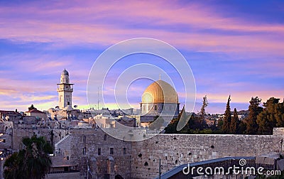 Dome of the rock Jerusalem, Israel Stock Photo