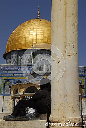 Dome of the Rock, Old City Jerusalem Stock Photo