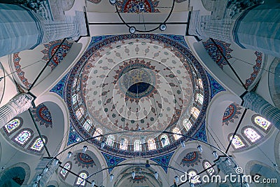Dome of Sokollu Mehmet Pasa Mosque in Beyoglu Istanbul Stock Photo
