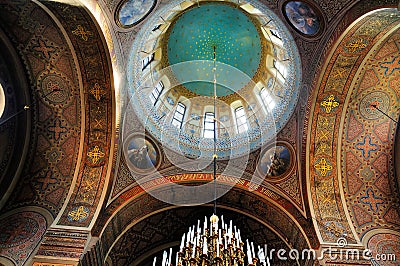 Dome of Uspenski Cathedral, Finland Stock Photo