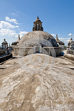 Domed cathedral roof Stock Photo