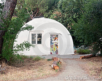 The domes at UC Davis Editorial Stock Photo