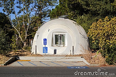 The domes at UC Davis Editorial Stock Photo