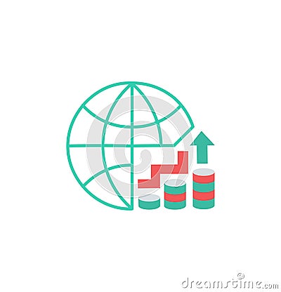 Domestic demand icon- vector sign and symbol Stock Photo
