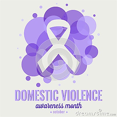 Domestic violence awareness Vector Illustration