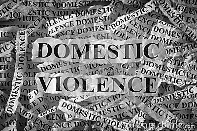 Domestic violence Stock Photo