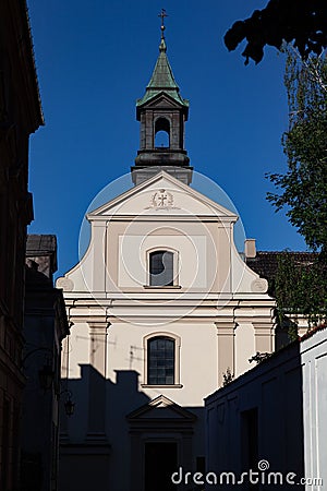 Dominican Church of St. Jacek Warsaw Poland Stock Photo