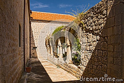 Dominican monastery 3 - Stari Grad, Hvar, Croatia Stock Photo