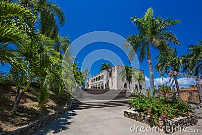 Alcazar de Colon side view from the steps Editorial Stock Photo