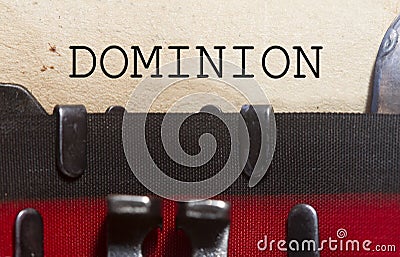 Dominion Stock Photo