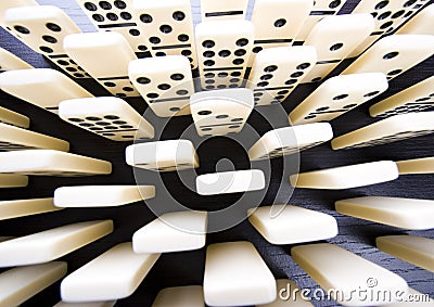 Domino Stock Photo