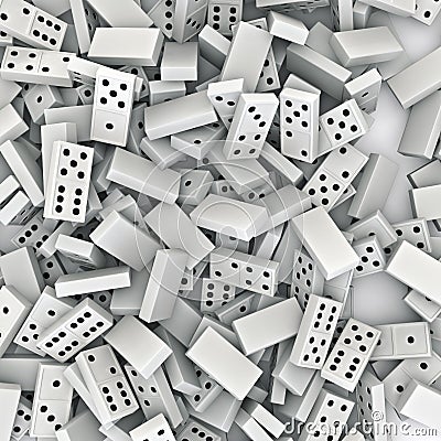 Domino background Stock Photo