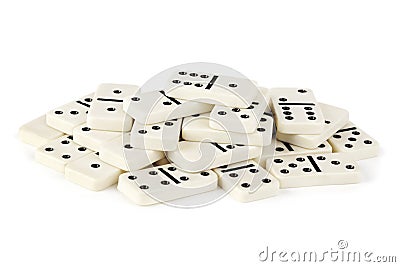 Domino game Stock Photo