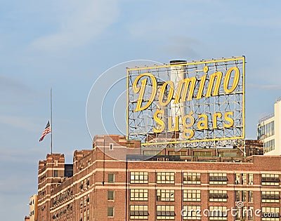 Domino Sugars Building Baltimore Maryland Stock Photo