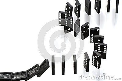 Dominoes Stock Photo