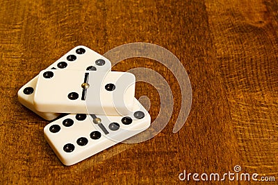 Dominoes Stock Photo