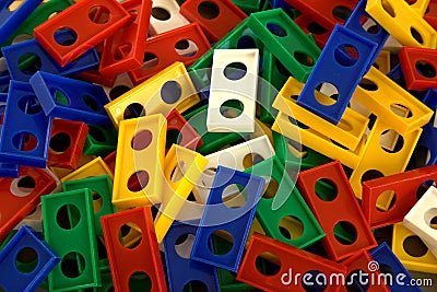 Dominoes, domino stone pile Stock Photo