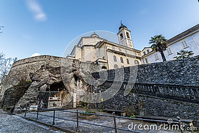 Domodossola, Sacro Monte del Calvario Stock Photo