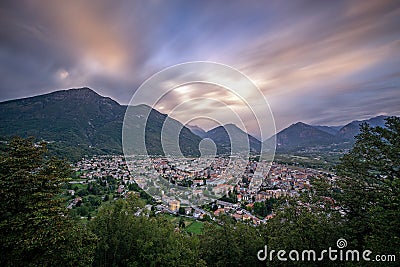 Domodossola, Sacro Monte del Calvario Stock Photo