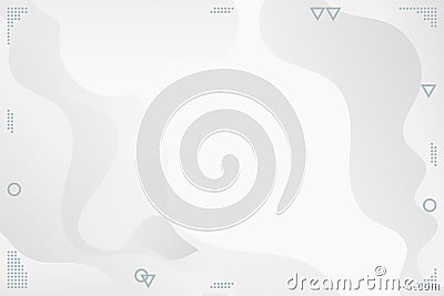 Dompbackground: White Background Modern Fluid Vector Illustration