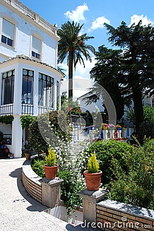 Don Bosco House and Garden, Ronda, Spain. Editorial Stock Photo