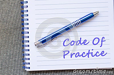 Don't assume write on notebook Stock Photo