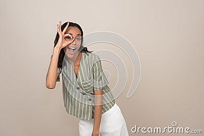 don't worry, smile and be happy Stock Photo
