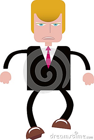 Donald Trump, characters illustration, , cartoon style Cartoon Illustration