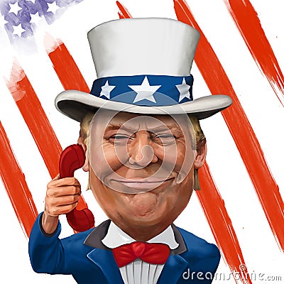 Donald Trump Illustration Cartoon Illustration