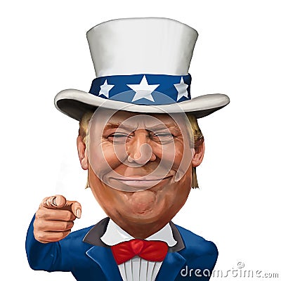 Donald Trump Illustration Cartoon Illustration