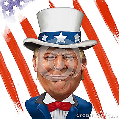 Donald Trump Illustration Cartoon Illustration