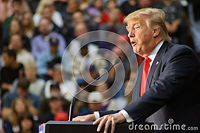 Donald Trump November 9, 2015 Editorial Stock Photo