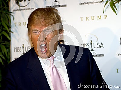 President Donald Trump, You're fired! Editorial Stock Photo