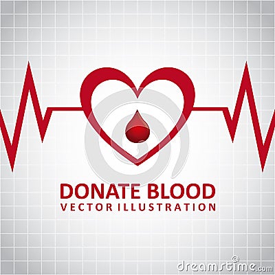 Donate blood Vector Illustration