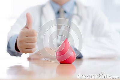 Donate / Blood group / Doctor / Concepts Stock Photo