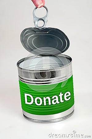 Donate word Stock Photo