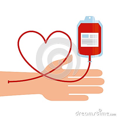 Donation blood design Vector Illustration
