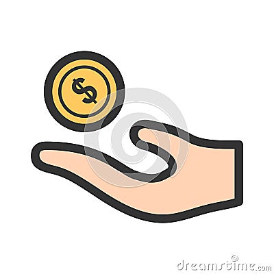 Donations Vector Illustration