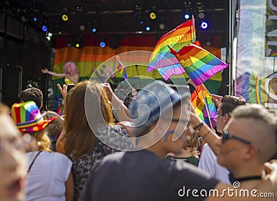 Doncaster Pride 19 Aug 2017 LGBT Festival Editorial Stock Photo