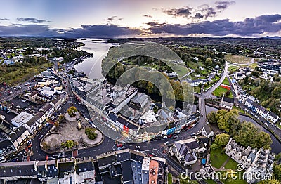 Donegal Town, Ireland - October 14 2023 - Donegal town is a town at the mouth of the River Eske Editorial Stock Photo