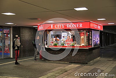 Doner kebab in Germany Editorial Stock Photo