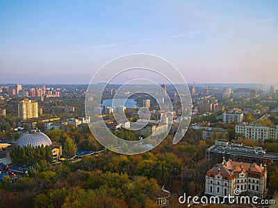 Donetsk from a height Stock Photo
