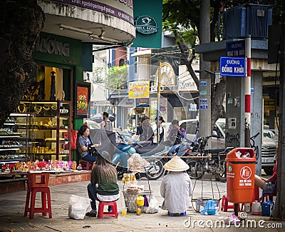 Khoi Street, Ho Chi Minh City Editorial Stock Photo