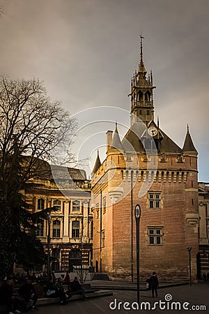 Donjon du Capitole. Toulouse. France Editorial Stock Photo