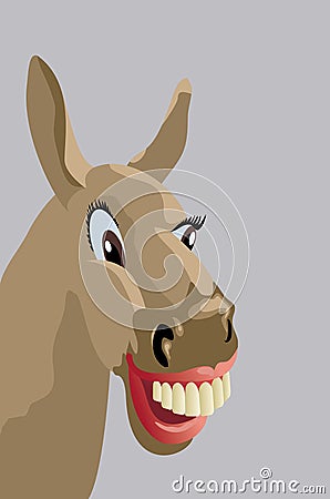 Donkey Vector Illustration