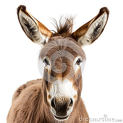 Photo of a donkey generated by artificial intelligence Stock Photo