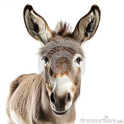 Photo of a donkey generated by artificial intelligence Stock Photo