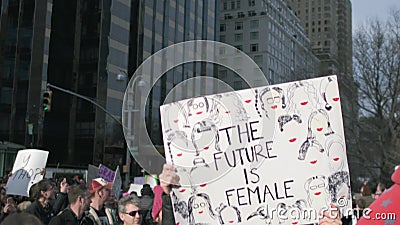 Donne ` s marzo 2018 in New York Donne ` s marzo 2018 in New York
