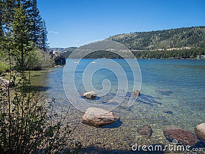 Donner Lake, California Stock Photo